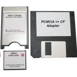 PCMCIA Compact Flash Adapter with 16GB memory card