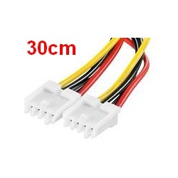 Molex power cable for floppy disk drive 30cm 