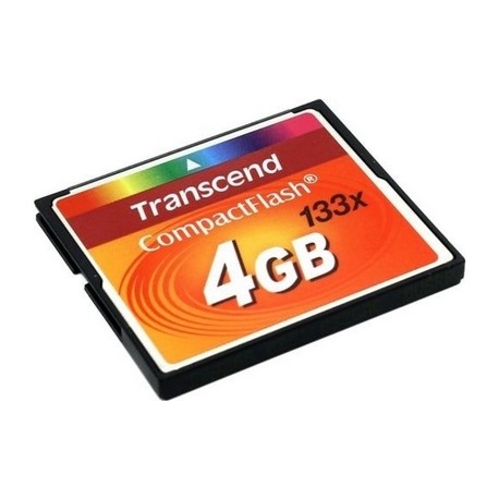 Carte Compact Flash 4Go Transcend 133x