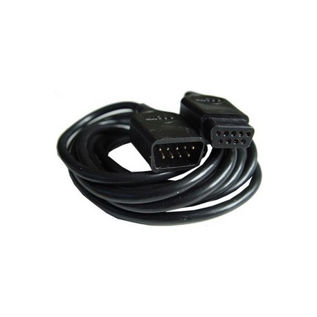 DB9 Black molded externsion cable