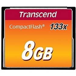 Carte Compact Flash 8Go Transcend 133x